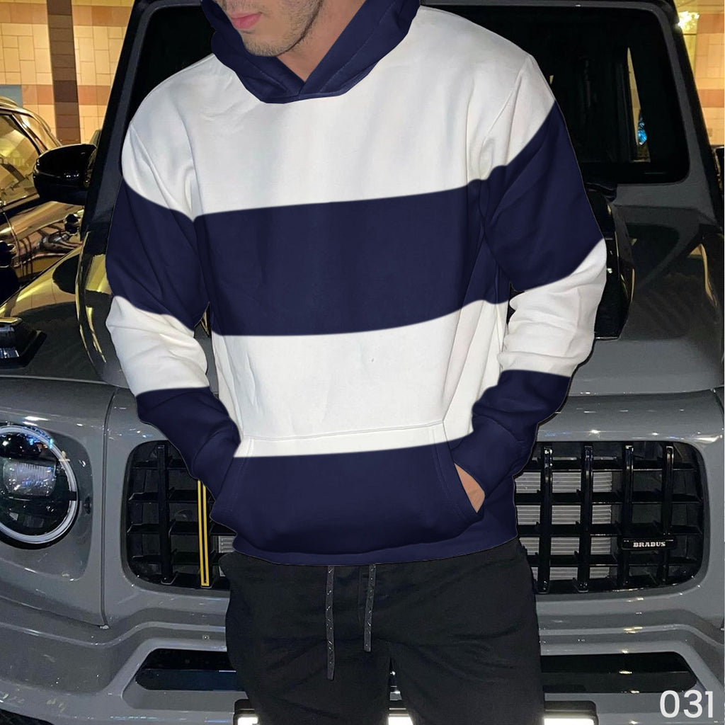 Oversize Striped Hoodie - Last Stock