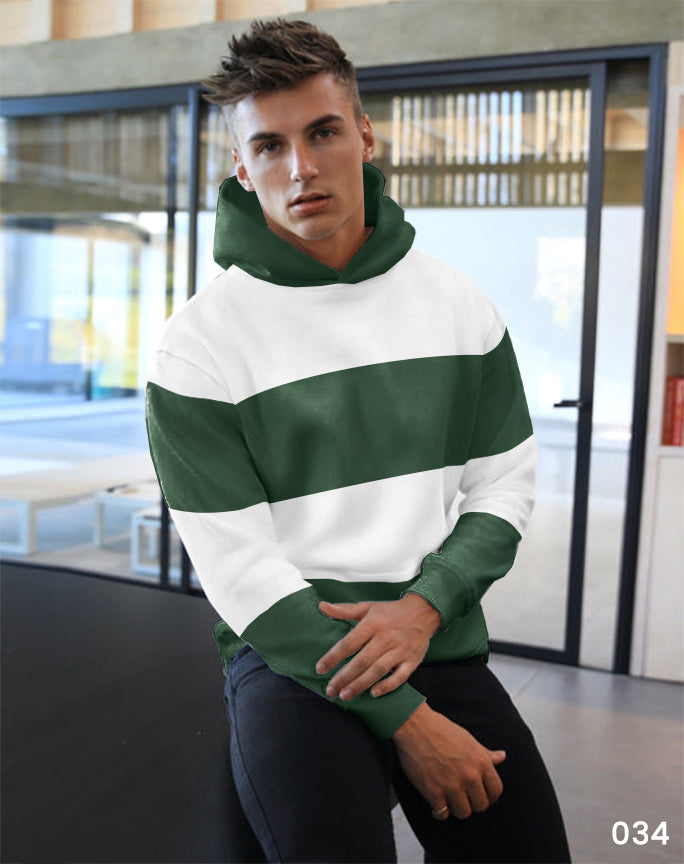 Oversize Striped Hoodie - Last Stock