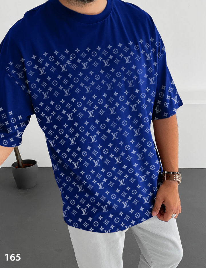 Branded Monogram T-Shirt - Oversize