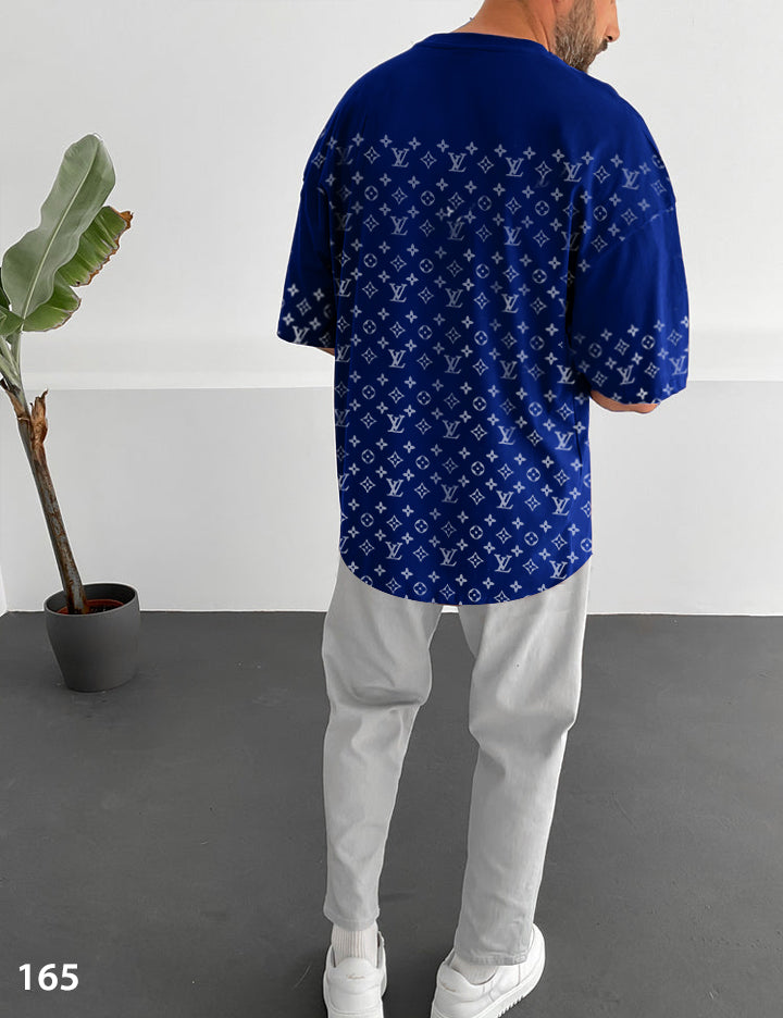 Branded Monogram T-Shirt - Oversize