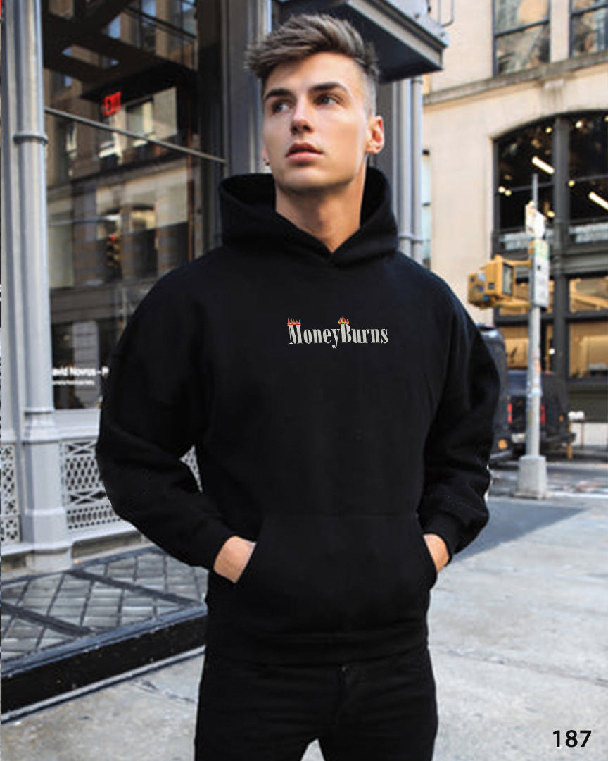 Money Burns Oversize Hoodie - Limited Stock