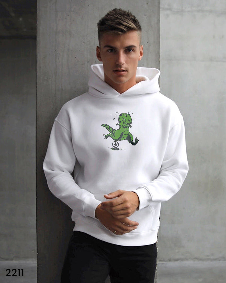 Dino Soccer Oversize Hoodie