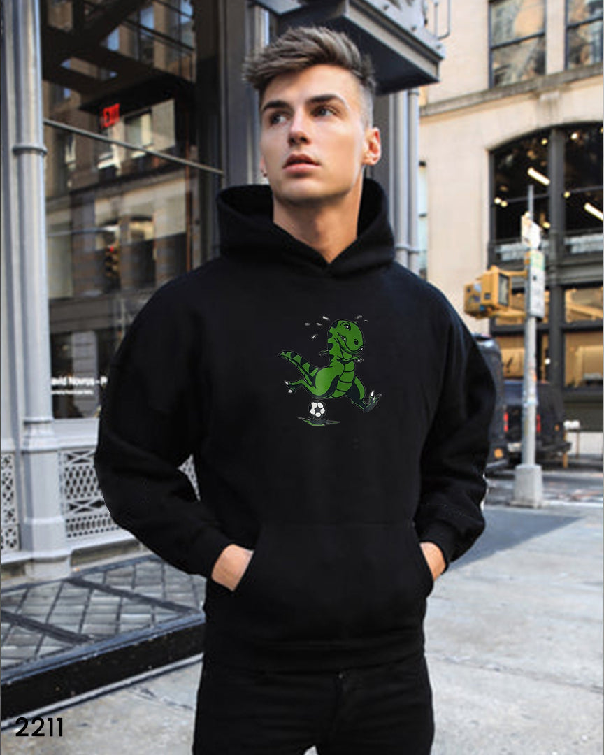Dino Soccer Oversize Hoodie