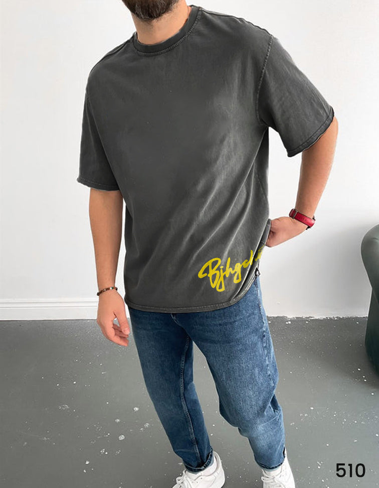 Character Tee Dark Grey - Oversize