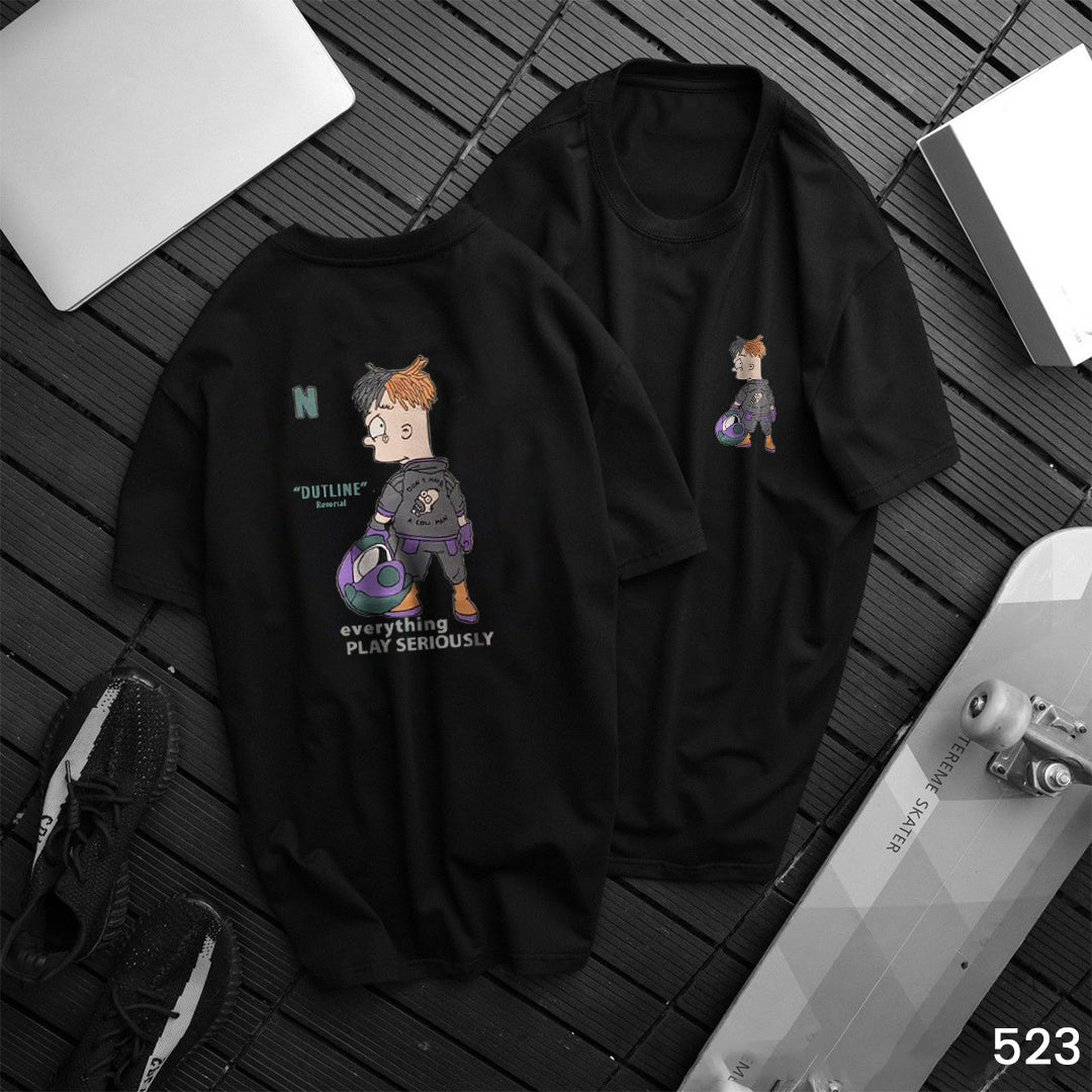 Play Serious Character Tee - Slim Fit