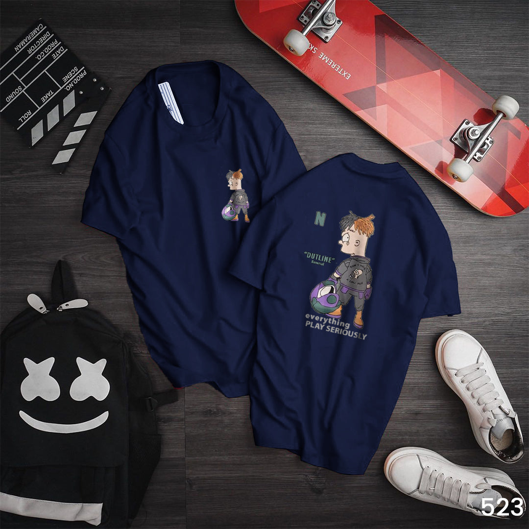 Play Serious Character Tee - Slim Fit