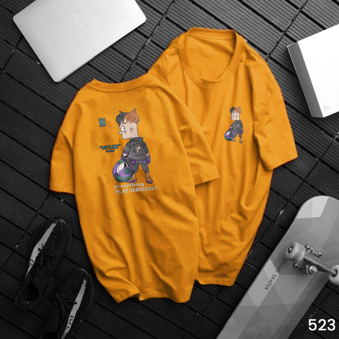 Play Serious Character Tee - Slim Fit