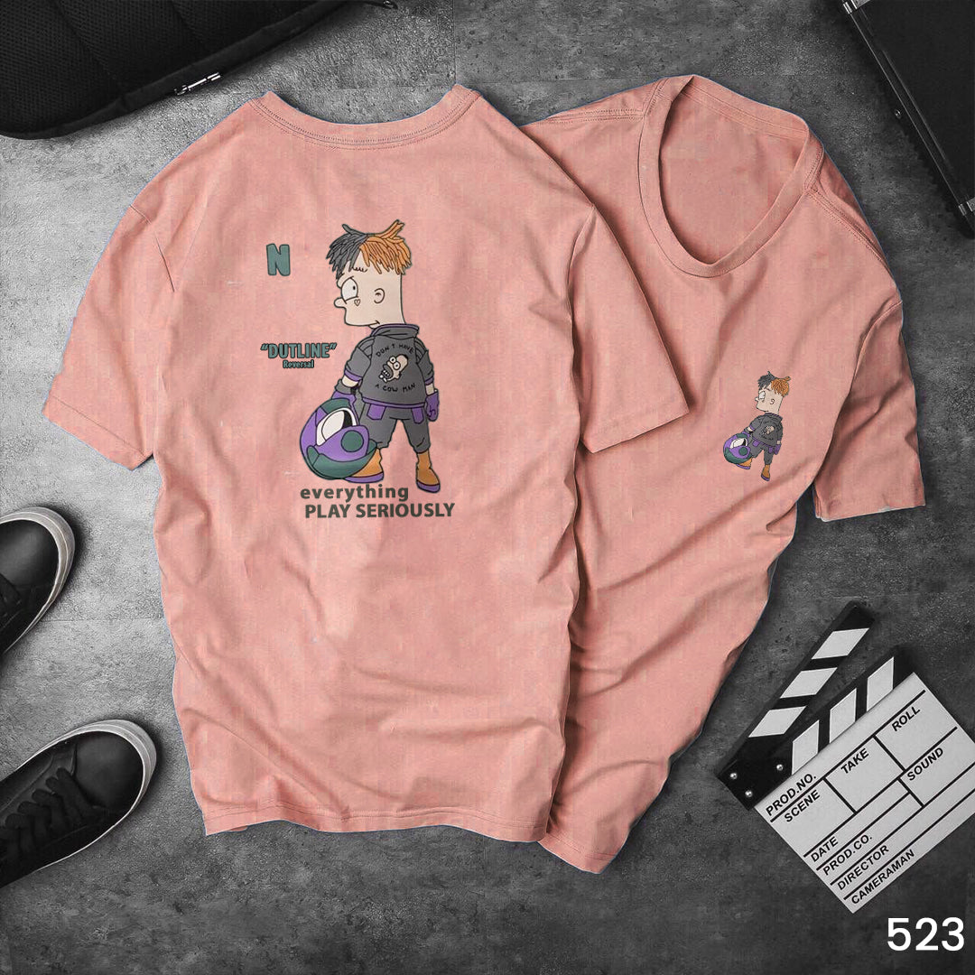 Play Serious Character Tee - Slim Fit