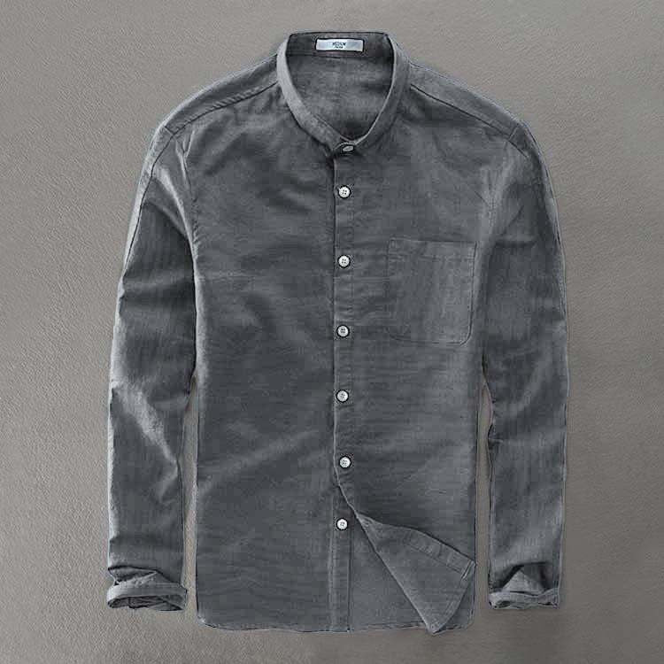Men's Stretch Linen Shirt