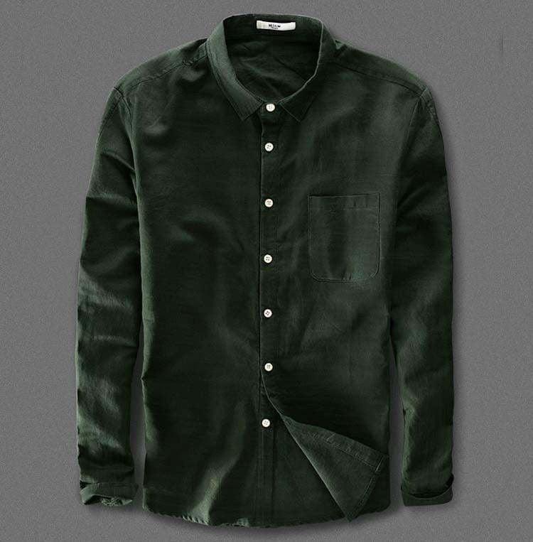 Men's Stretch Linen Shirt