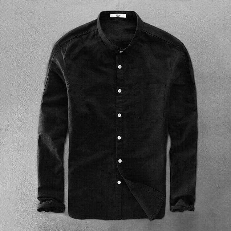 Men's Stretch Linen Shirt