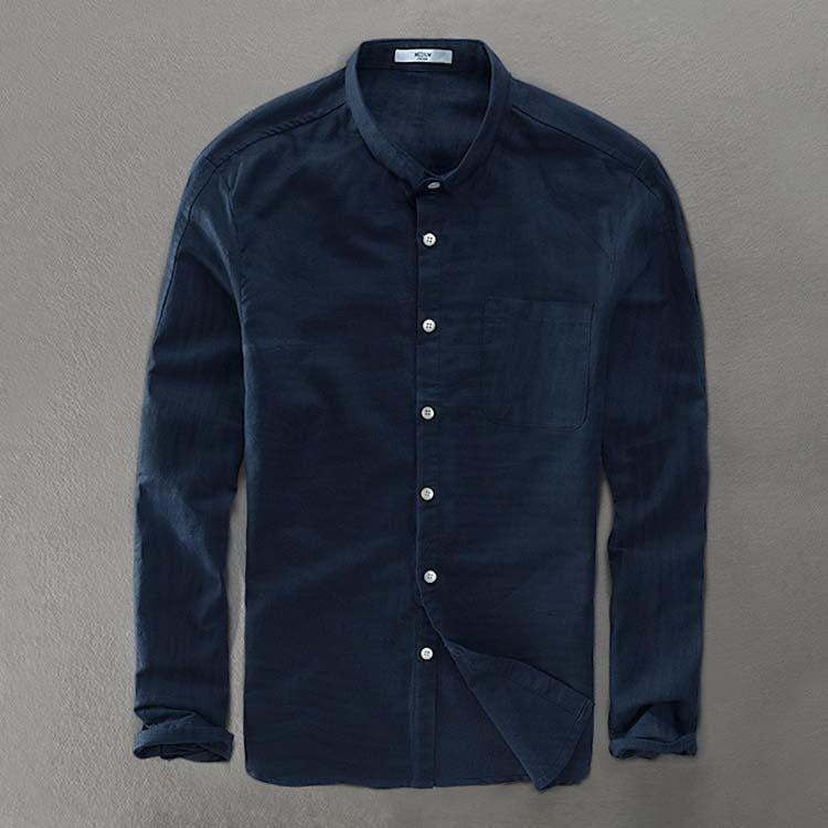 Men's Stretch Linen Shirt