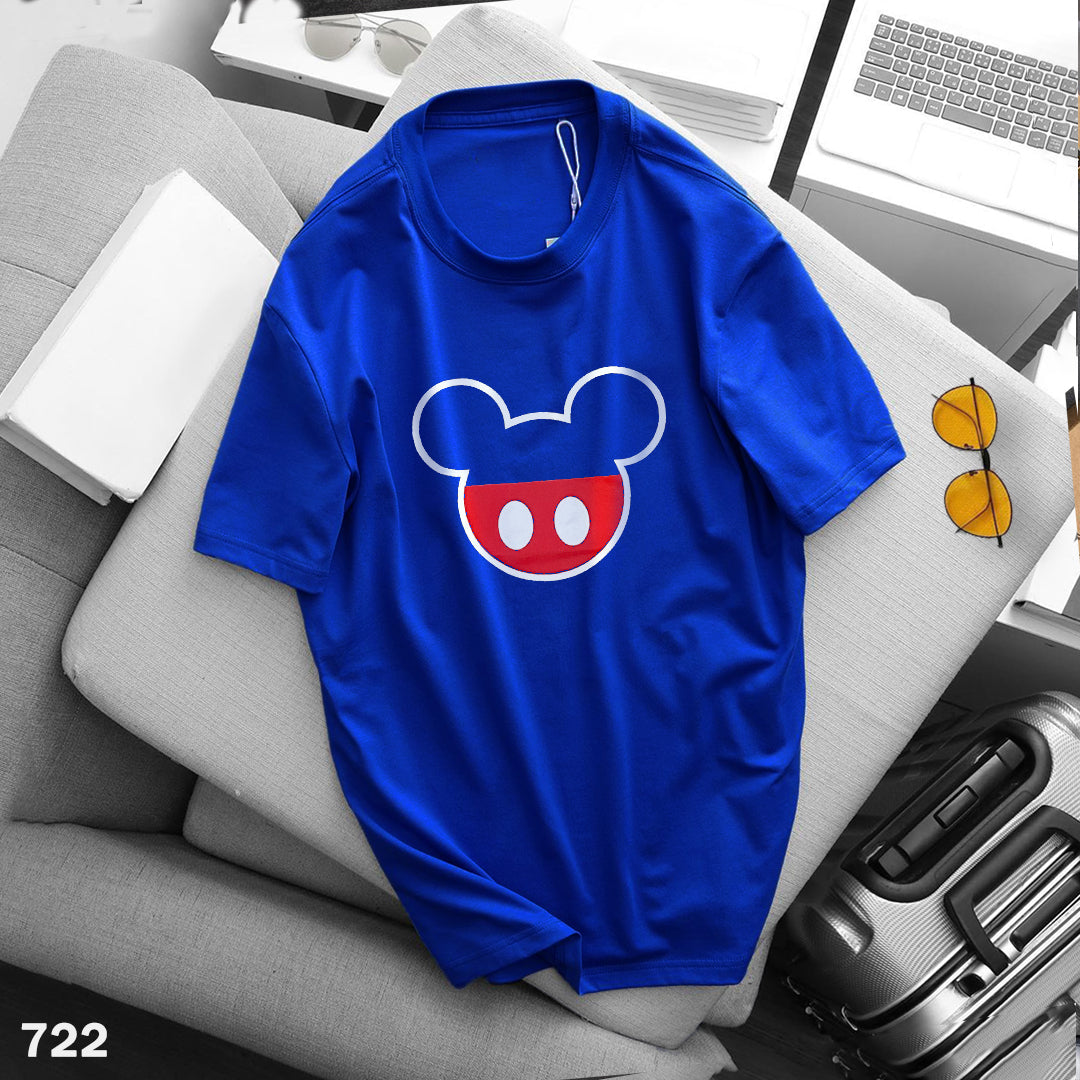 Mickey Men's T-Shirt Blue - Slim Fit