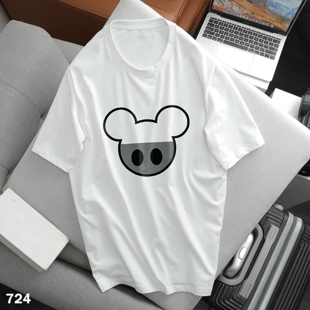 Mickey Men's T-Shirt White - Slim Fit