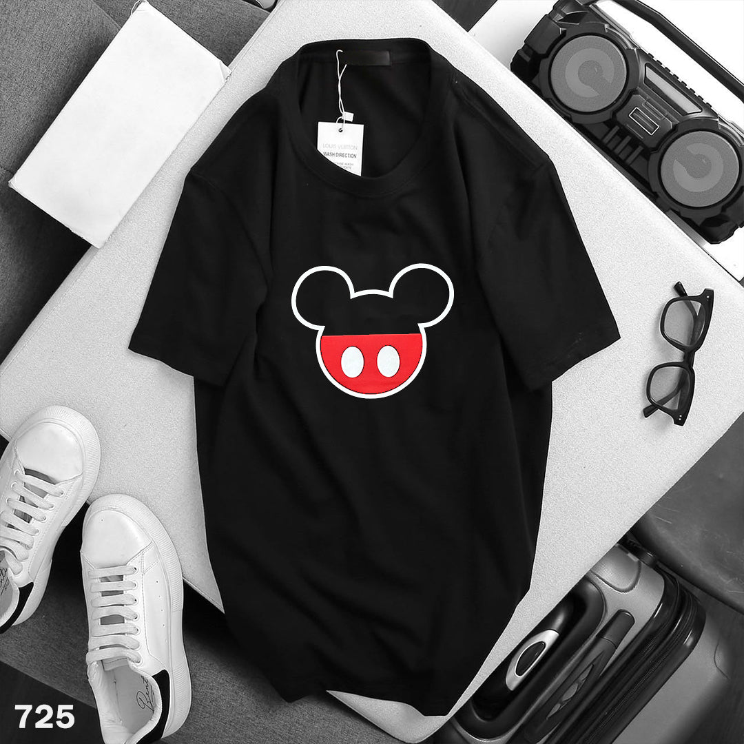 Mickey Men's T-Shirt Black - Slim Fit