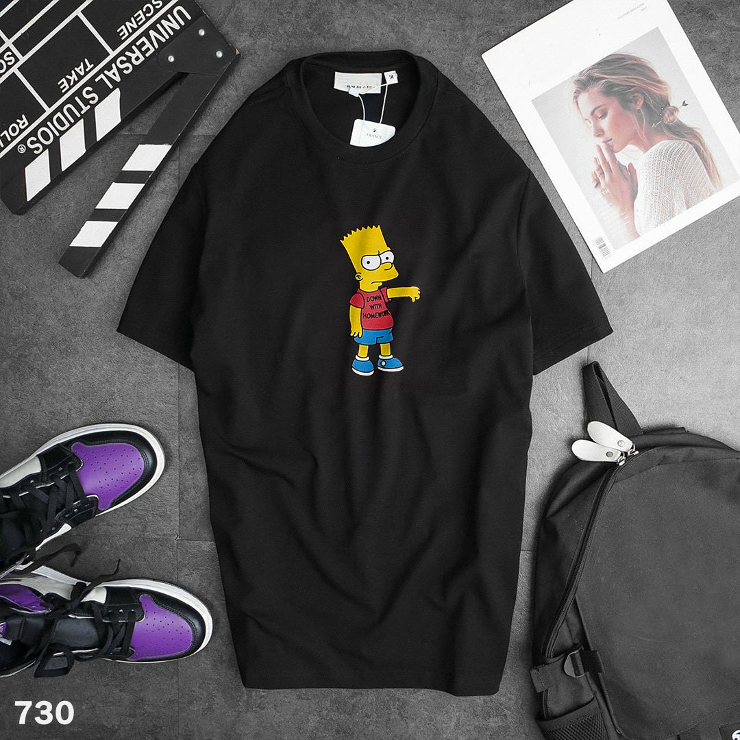 Simpson At Work T-Shirt Black - Slim Fit