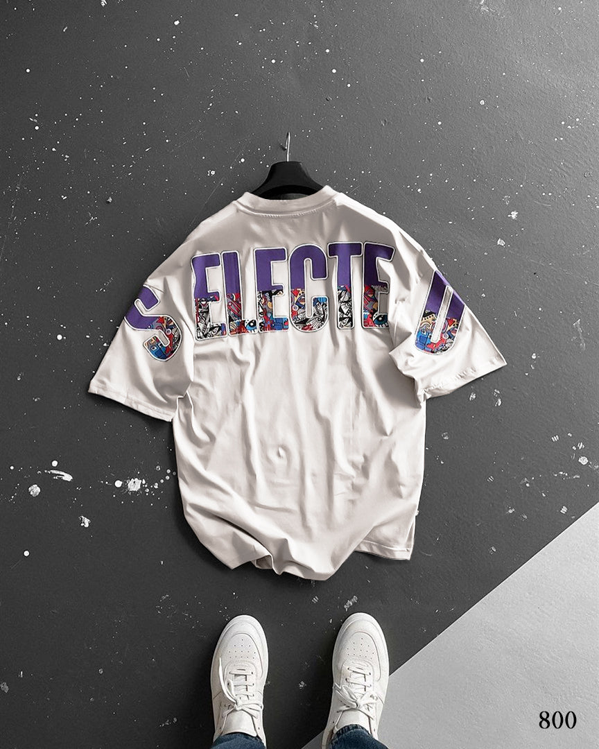 Selected Extended T-Shirt White - Oversize