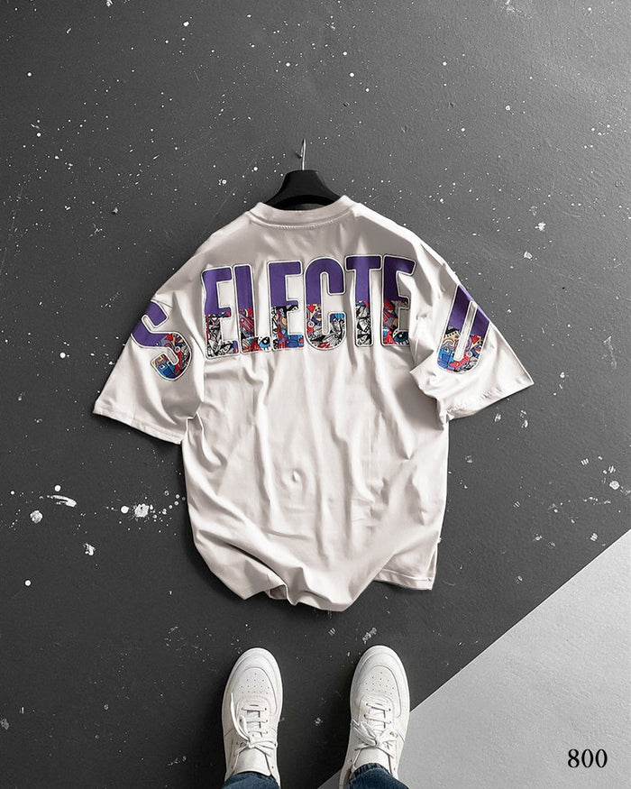 Selected Extended T-Shirt White - Oversize