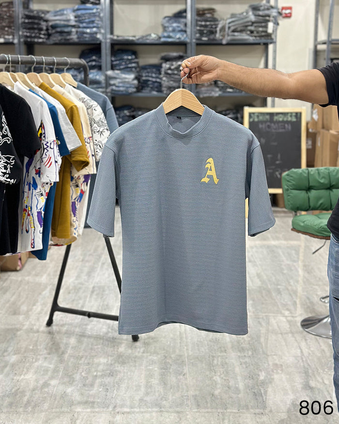 A Print T-Shirt Grey - Oversize