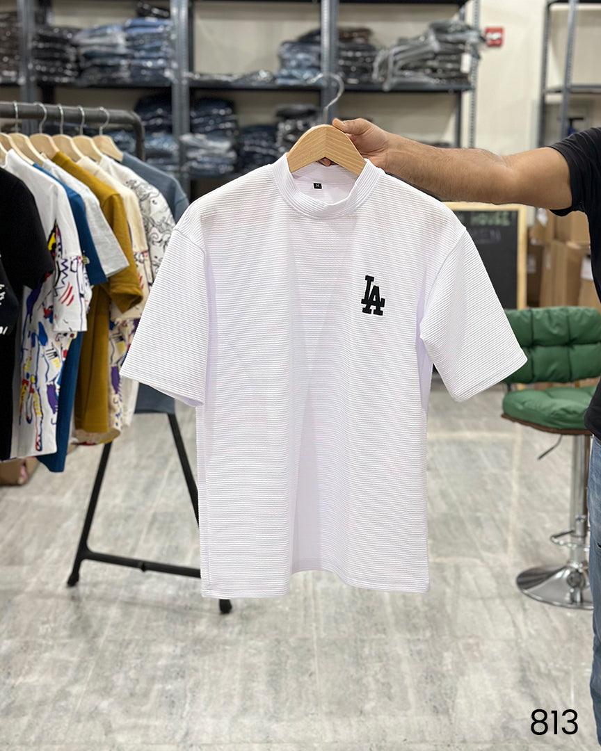 LA Print T-Shirt White - Oversize