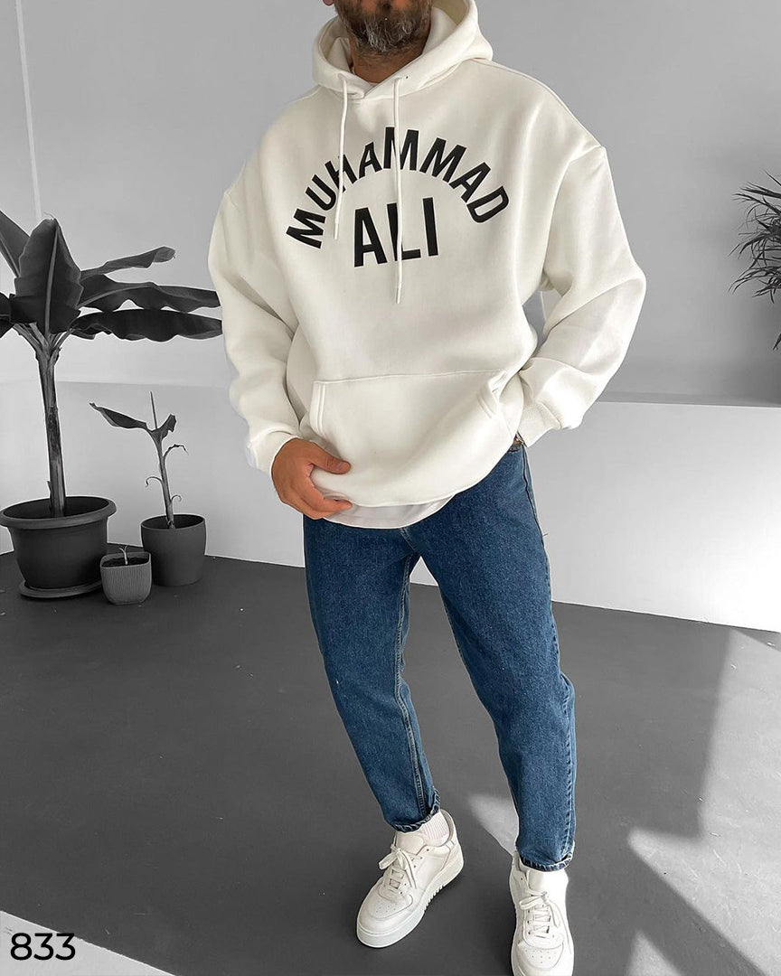 M.Ali Quote Oversize Hoodie - Last Stock