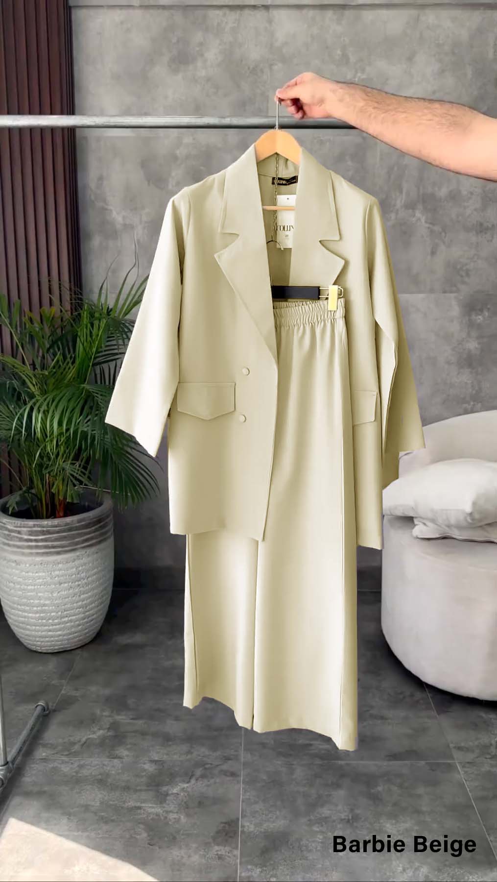 British Collar Loose Fit Blazer & Pants - Buy 2 Get 1 Free