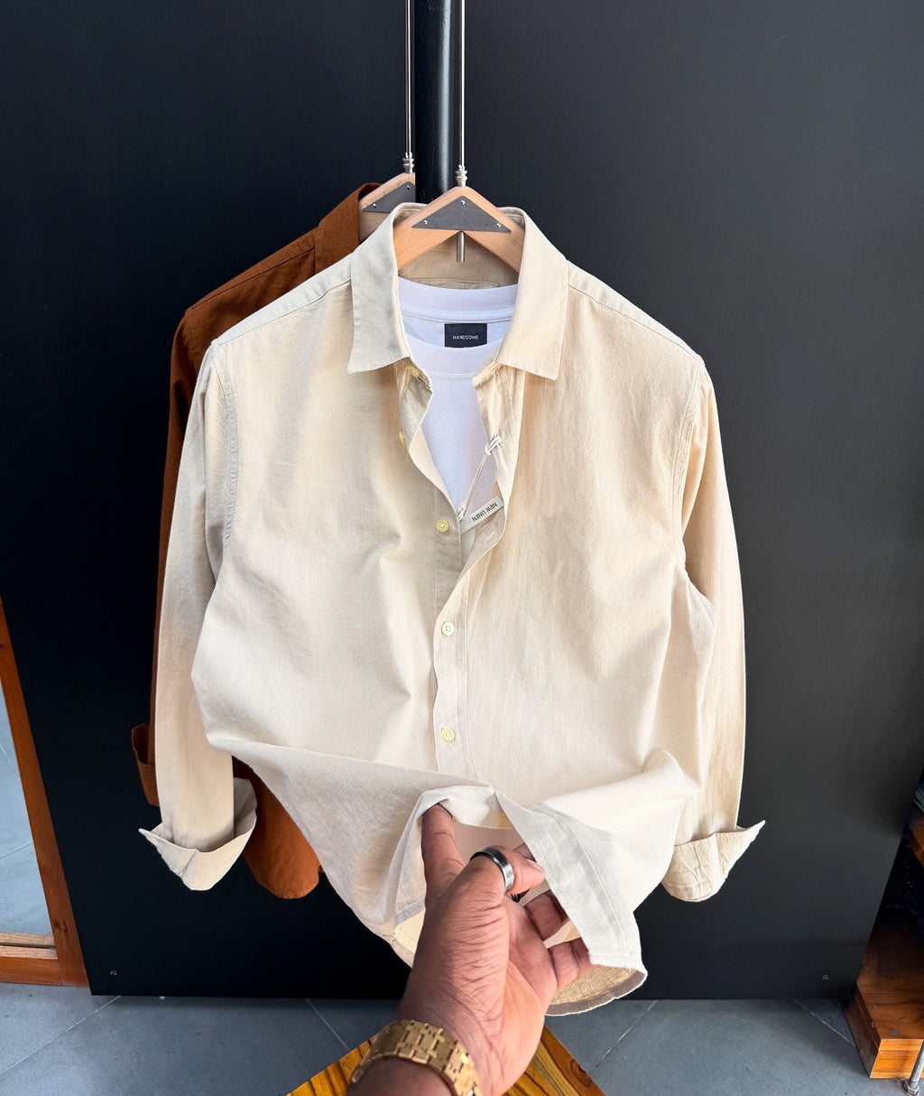 Men Weekend Linen Shirt