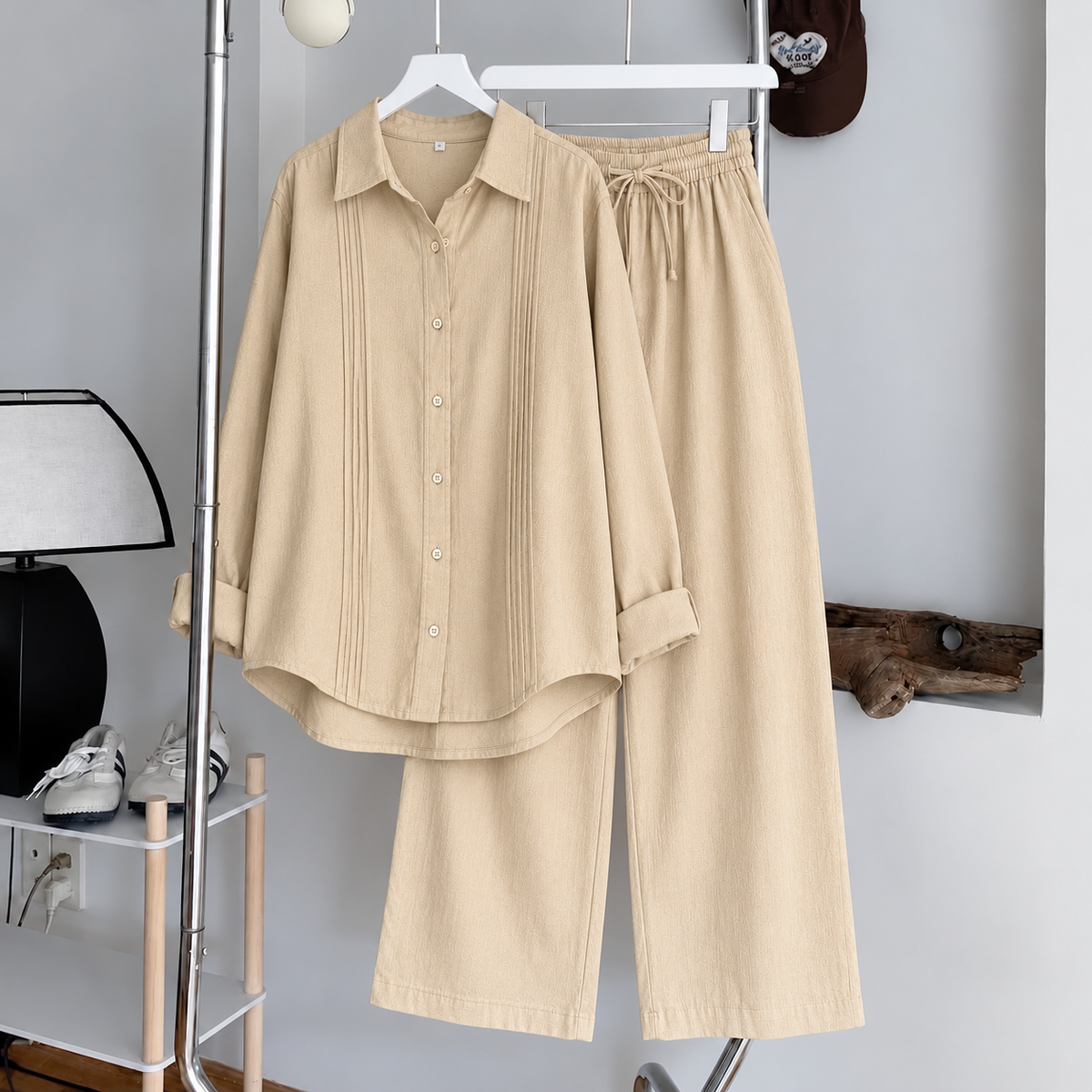 Women Korean Linen Sets - Buy 2 Get 1 Free