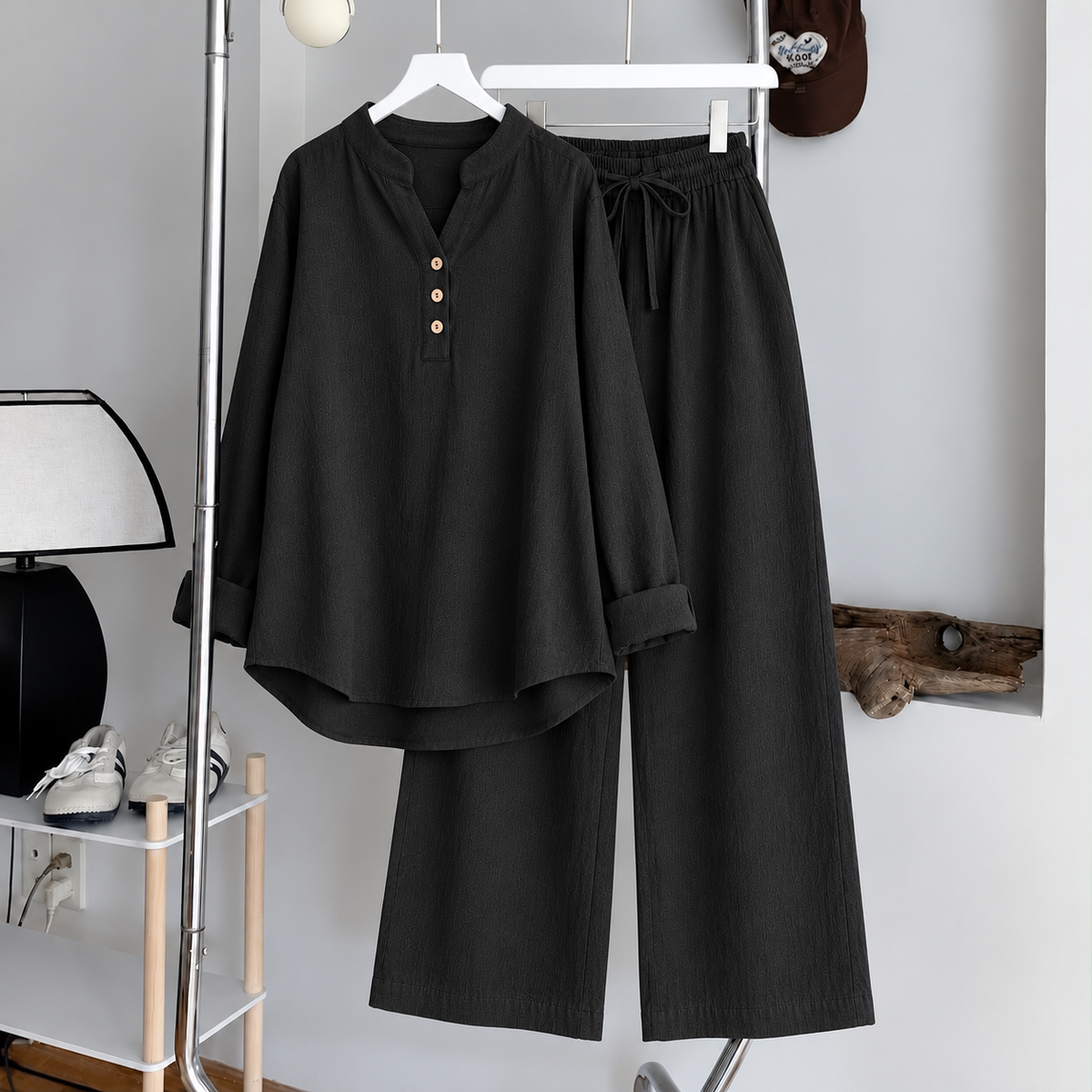 Women Korean Linen Sets - Buy 2 Get 1 Free