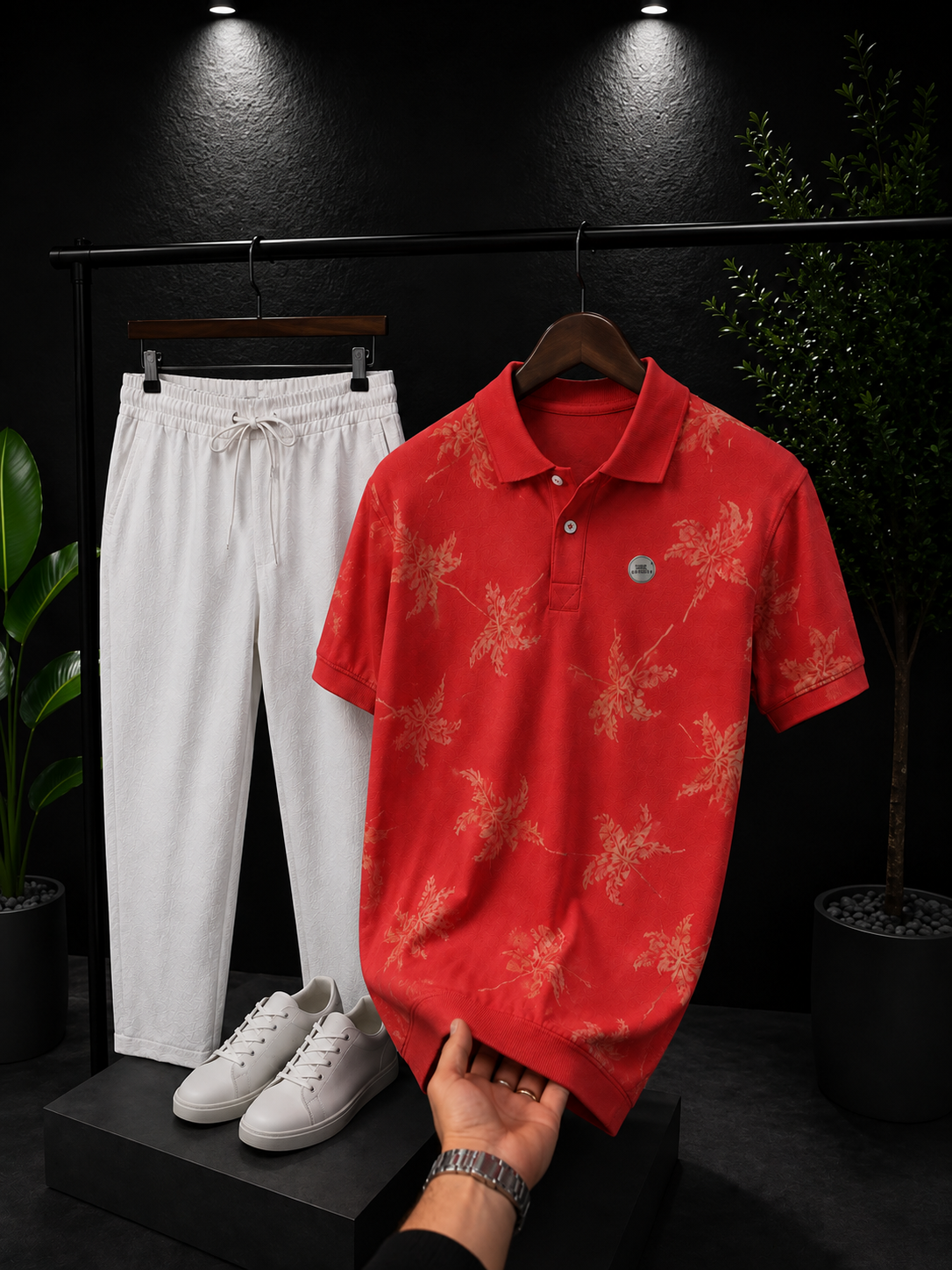 Men Streetwear Polo Set - Last Stock