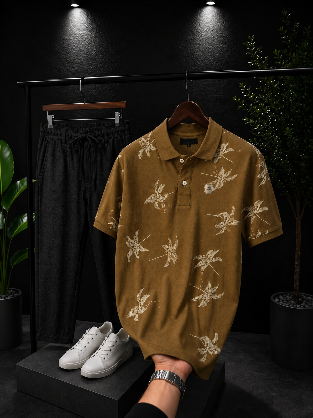 Men Streetwear Polo Set - Last Stock