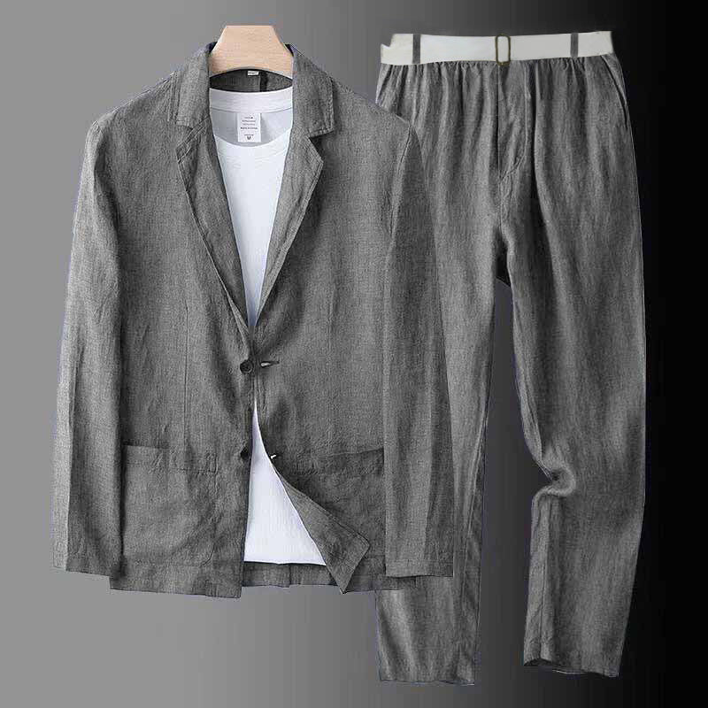 Linen Blazer Sets Italian Fabric - SALE