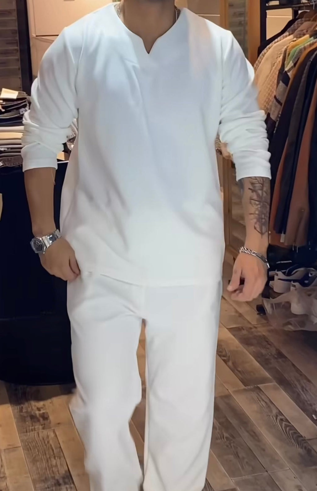 Cuban Pleated Set - Last Stock