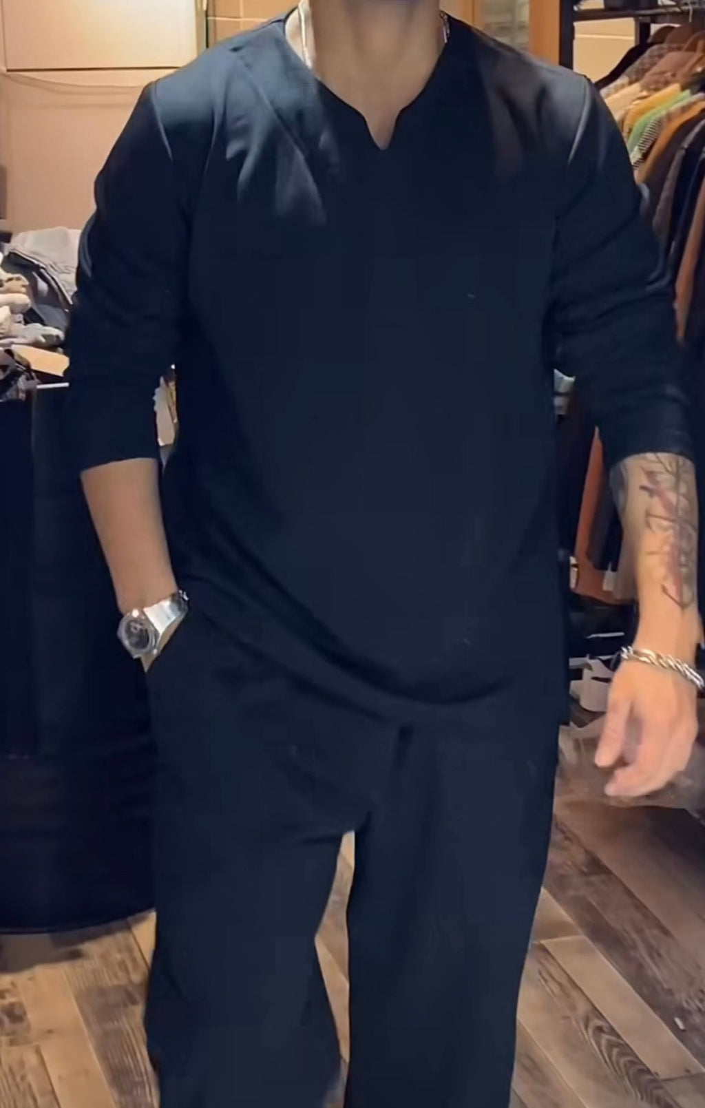 Cuban Pleated Set - Last Stock