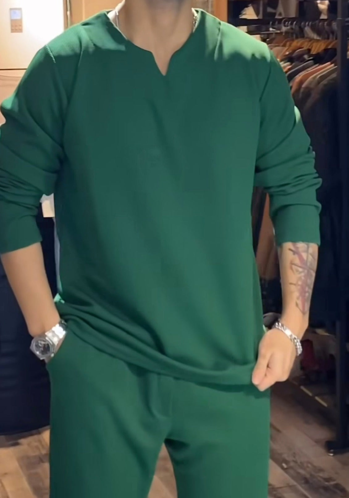 Cuban Pleated Set - Last Stock