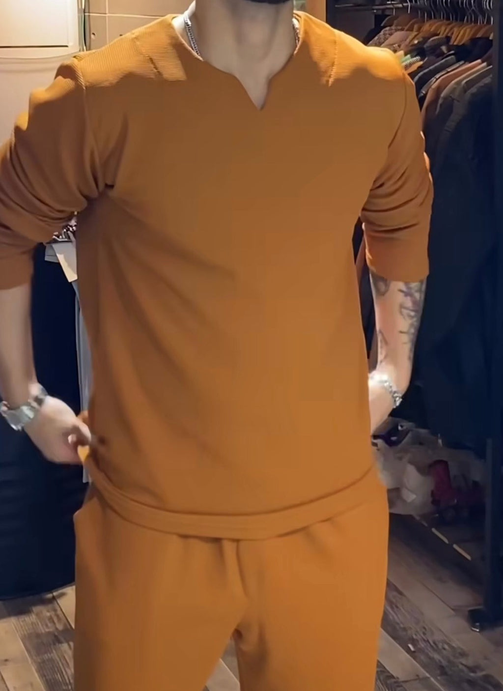 Cuban Pleated Set - Last Stock