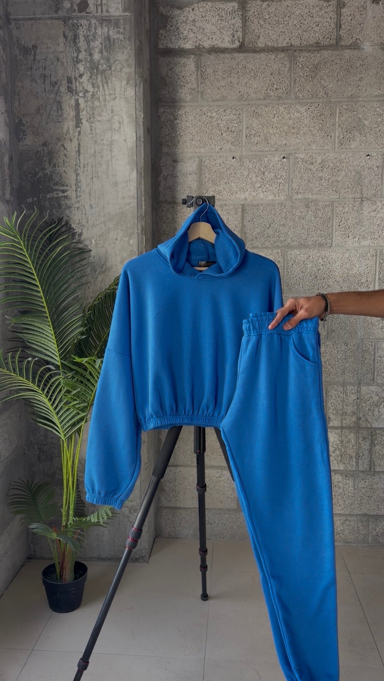 Women Basic Cropped Hoodie - Last Stock