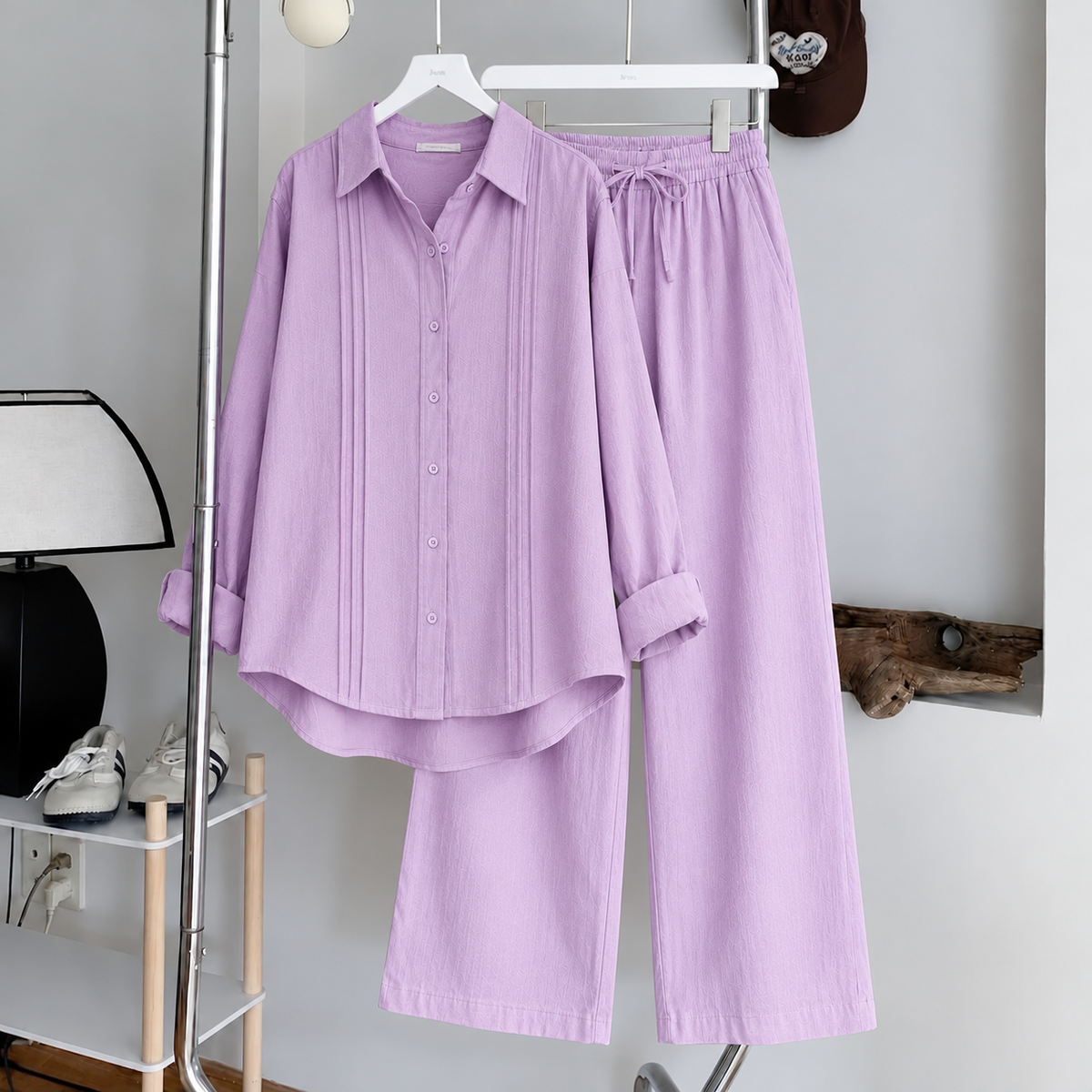 Women Korean Linen Sets - Buy 2 Get 1 Free