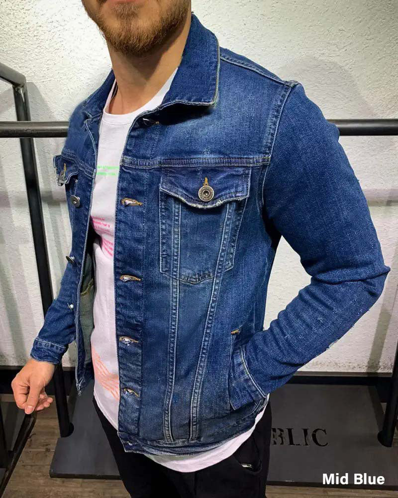 Men Denim Jacket - Buy 2 Get 1 Free