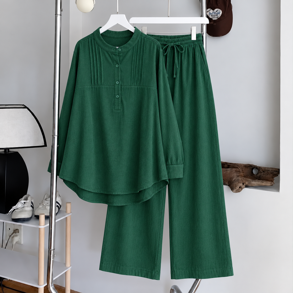 Women Korean Linen Sets - Buy 2 Get 1 Free