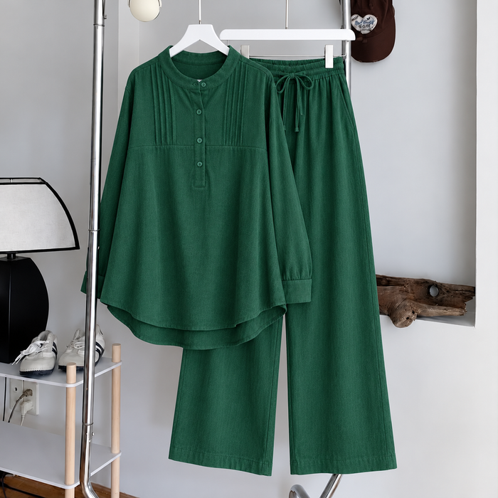 Women Korean Linen Sets - Buy 2 Get 1 Free