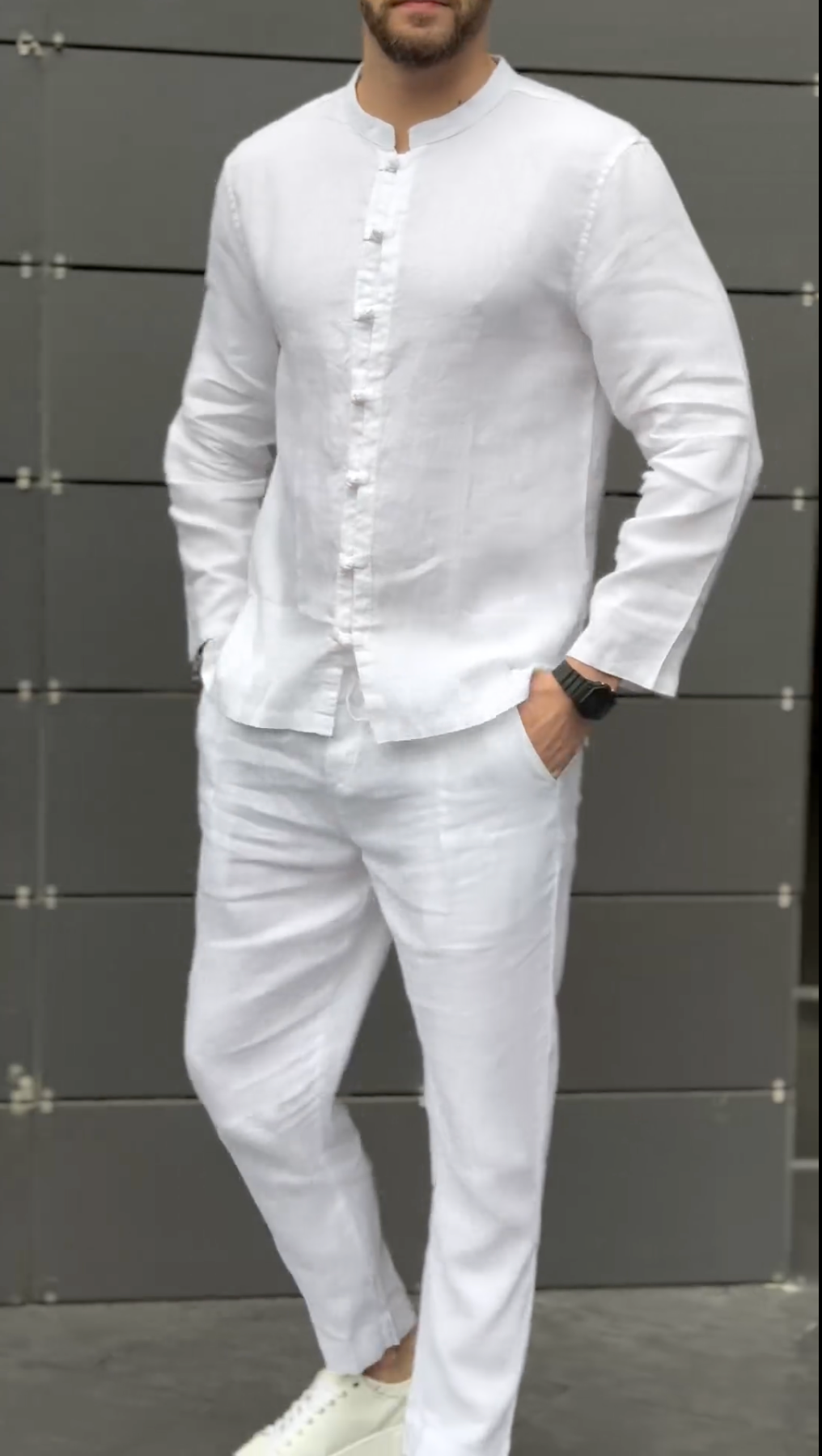 Men Old Money Linen Set - Last Stock