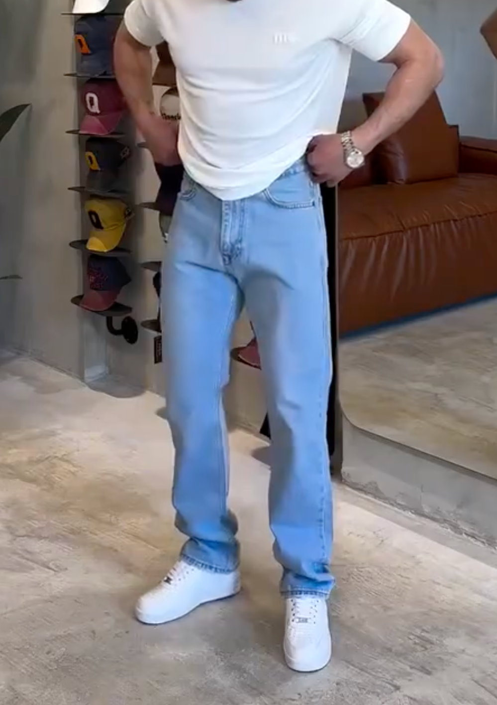 Men Straight Fit Jeans - Buy 2 Get 1 Free