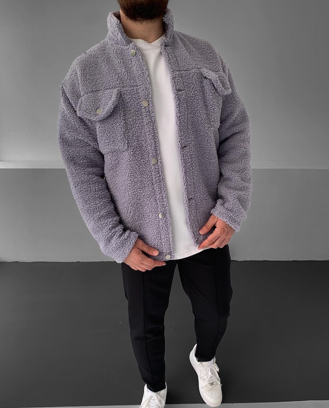 Men Teddy Jacket