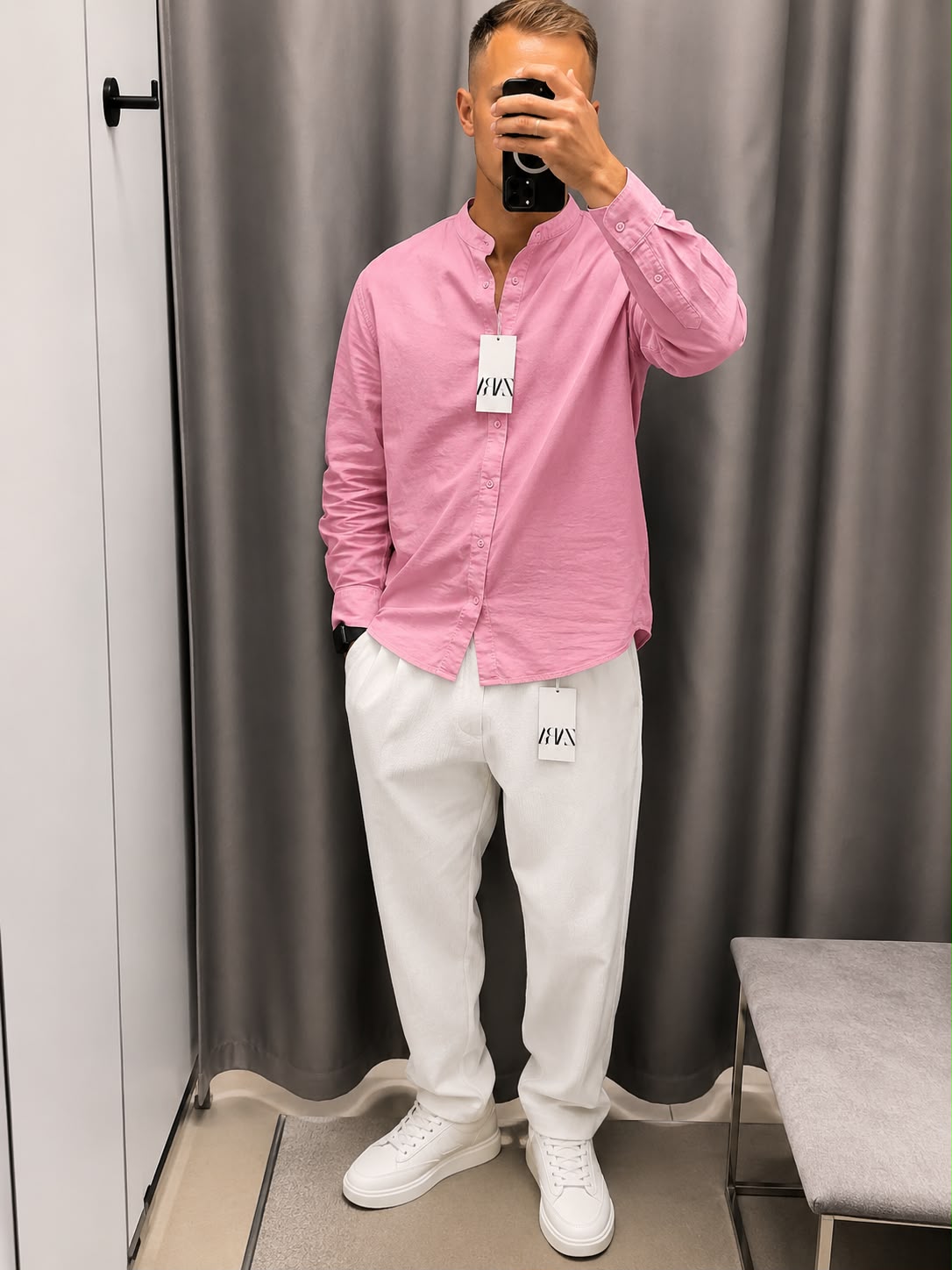Men Puro Linen Ban Collar - Best Seller