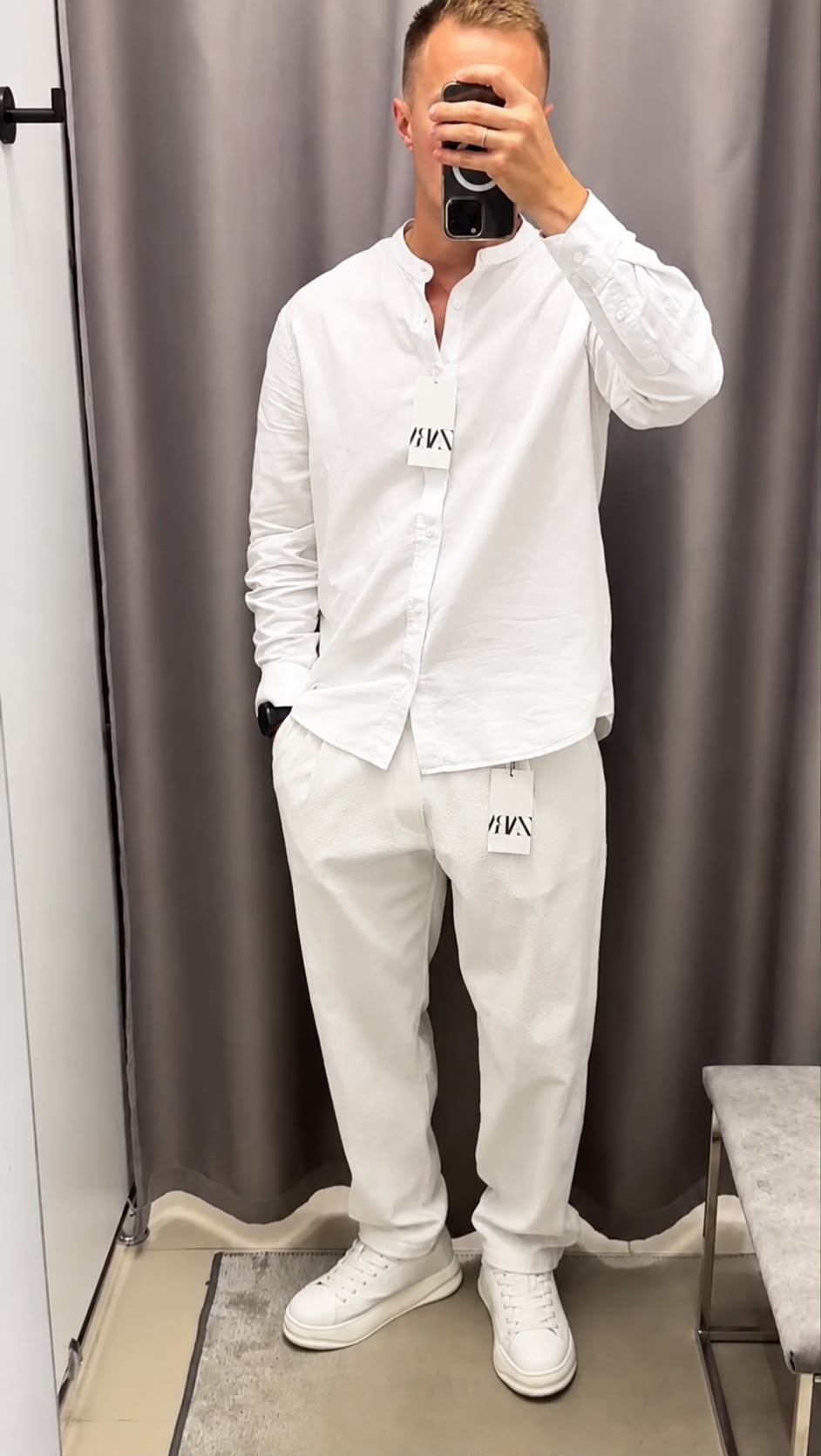 Men Puro Linen Ban Collar - Best Seller