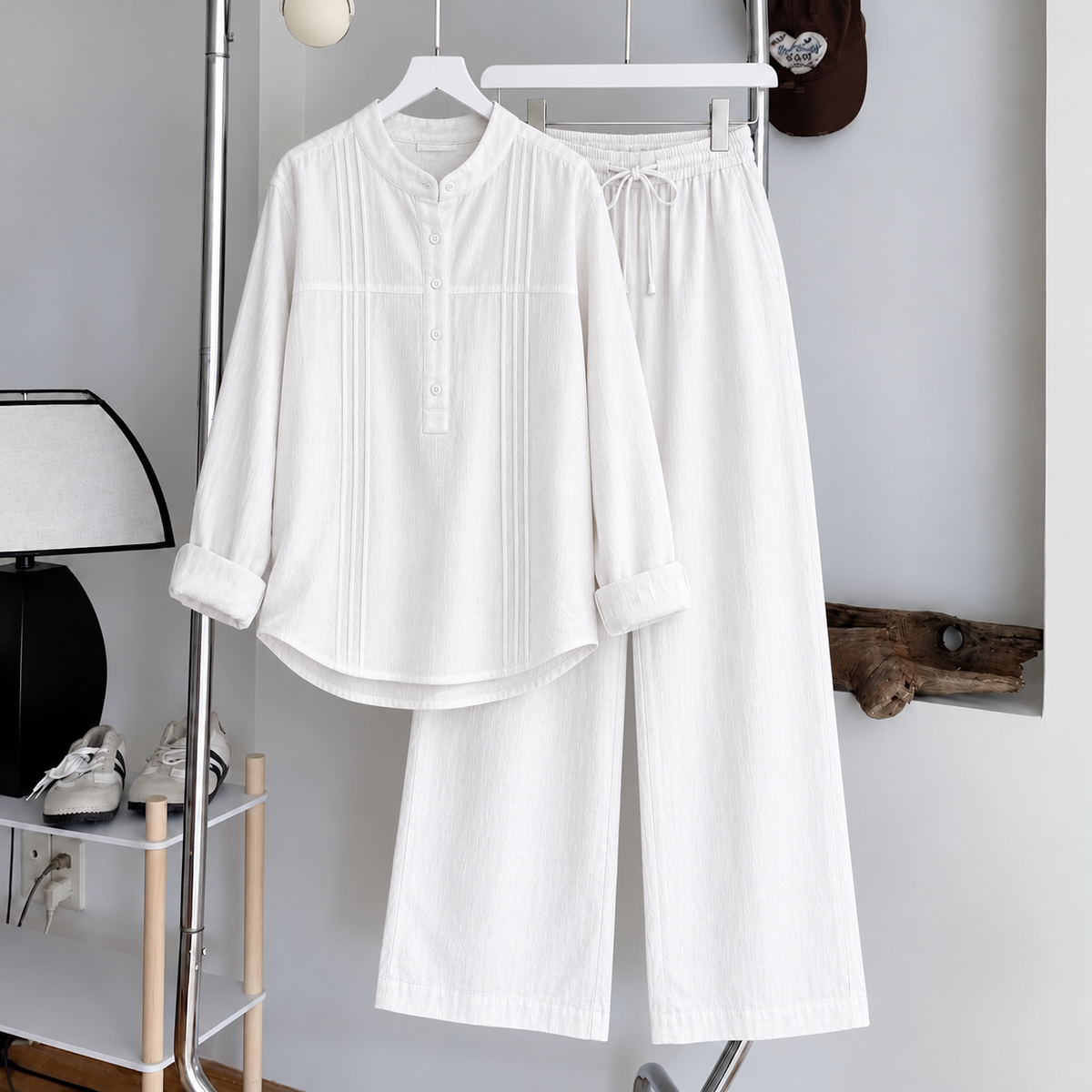 Women Korean Linen Sets - Buy 2 Get 1 Free