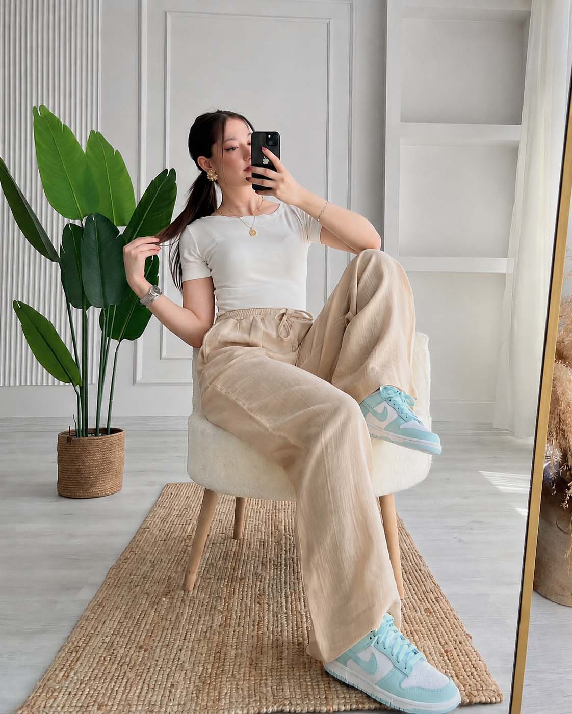 Waffle Summer Trousers - Buy 2 Get 1 Free