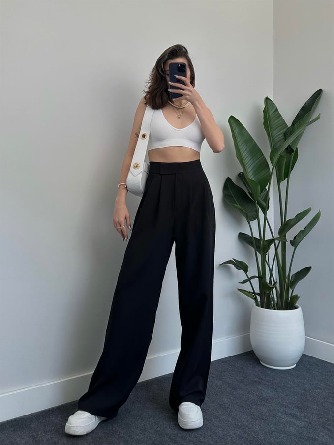 High Waist Palazzo Pants - 50% OFF