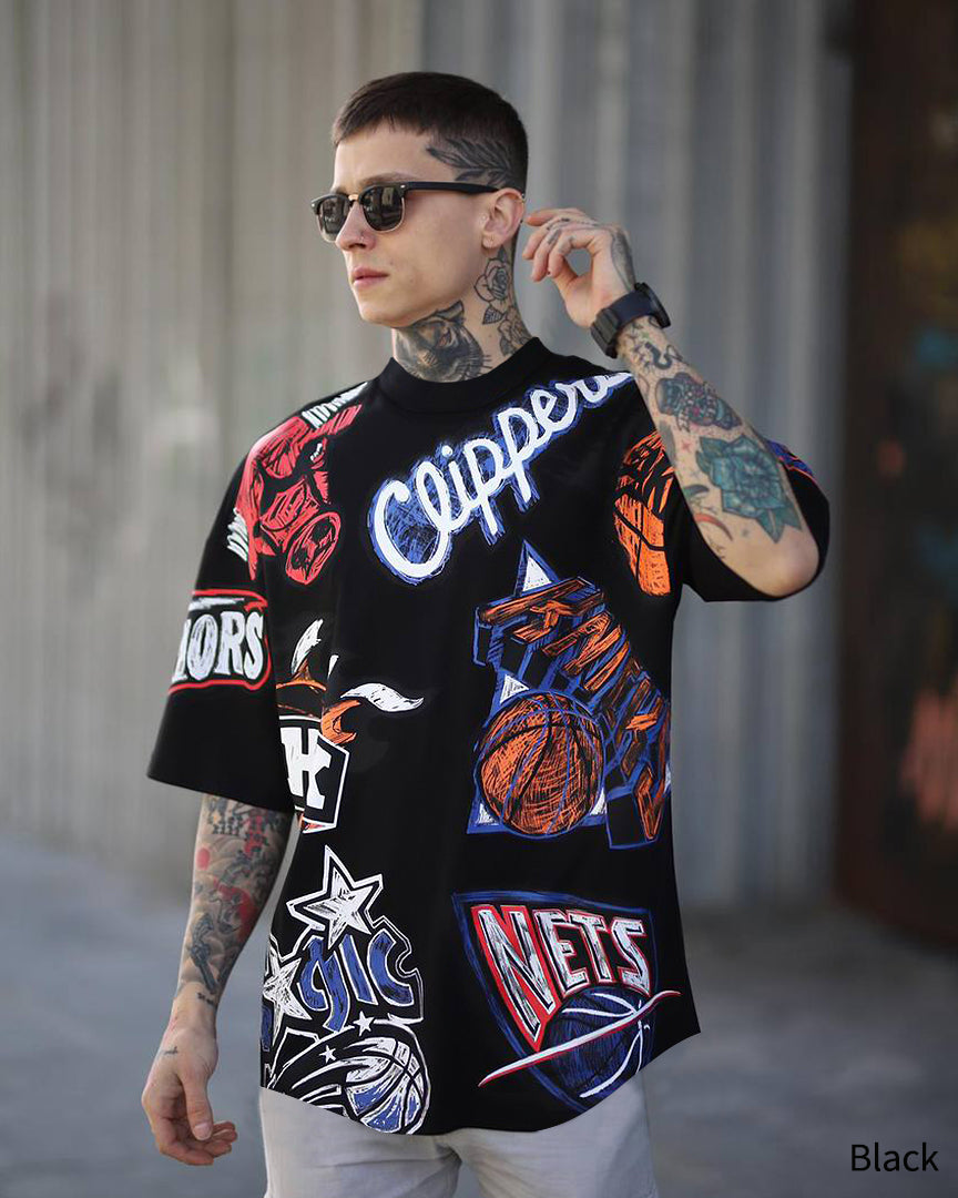 Clipper Printed T-Shirt - Oversize